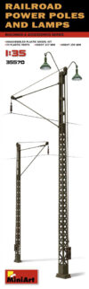 35570 RAILROAD POWER POLES 1/35