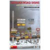 35609 GERMAN ROAD SIGNS ARDENNES 1945 1/35