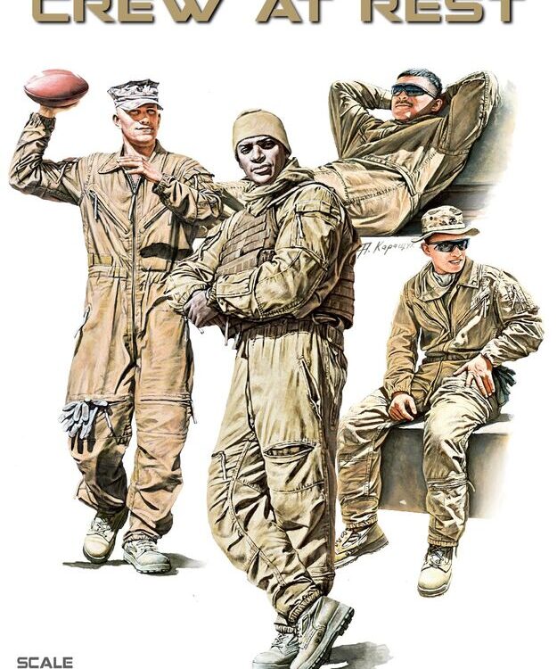 USMC TANK CREW MINIART
