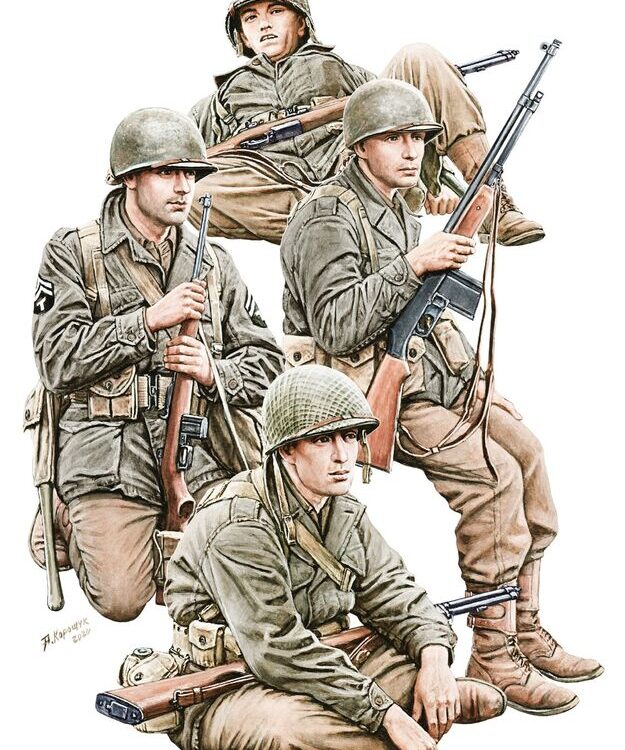 US INFANTRY RIDERS  MINIART