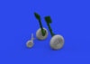 Bf 110E wheels 1/72 EDUARD 1/72