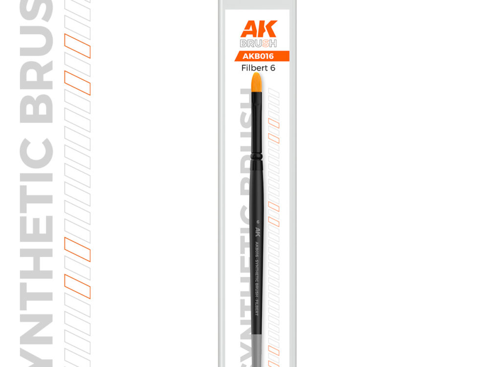 SYNTHETIC FILBERT BRUSH - 6