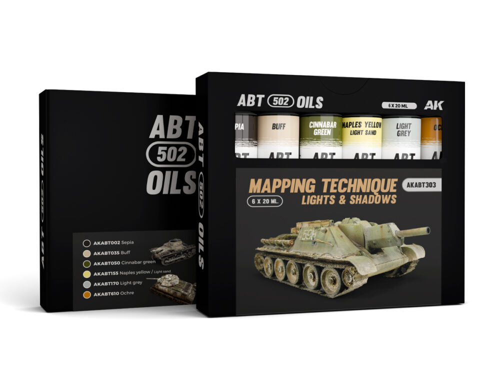 AKABT303-1 MAPPING TECHNIQUE LIGHTS & SHADOWS SET