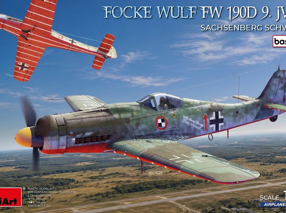 Focke Wulf Fw-190 D-9 - JV 44 Sachsenberg Schwarm (Basic Kit)